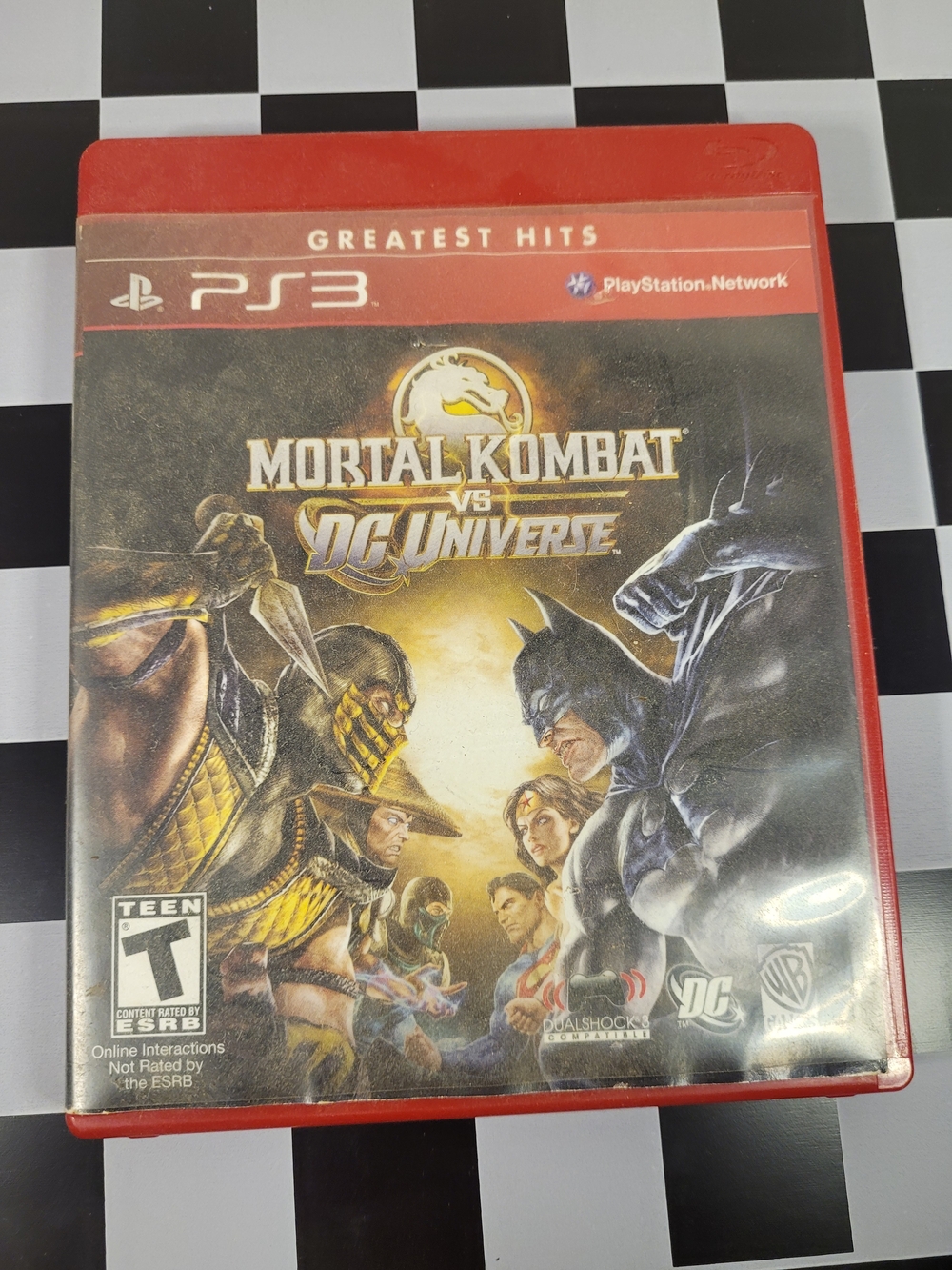 Sony Playstation 3 PS3 Mortal Kombat VS DC Universe Tested & Working (X)